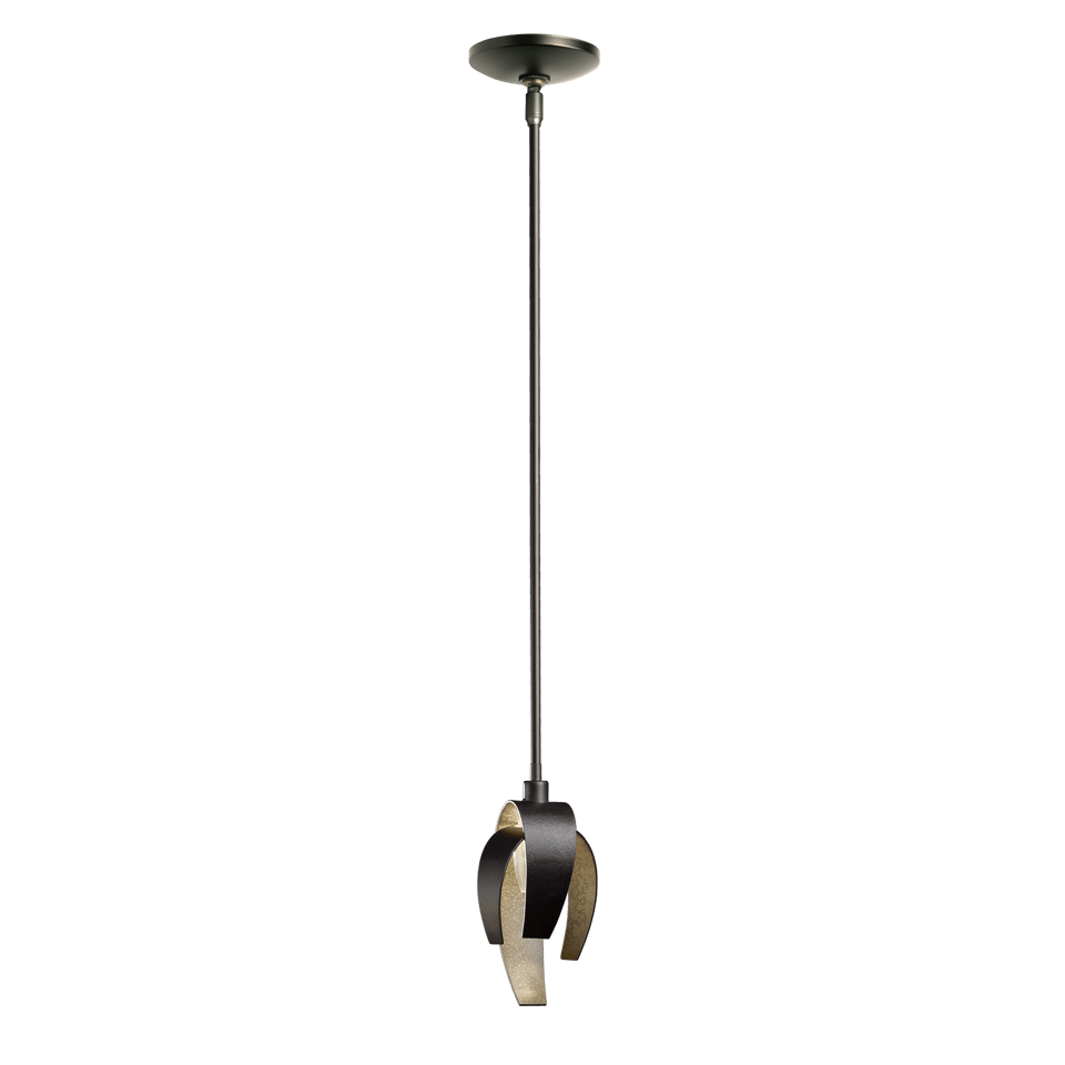 Hubbardton Forge Corona Mini Pendant Light 186500 - Customizable, Dimmable, UL Damp Rated, Handcrafted