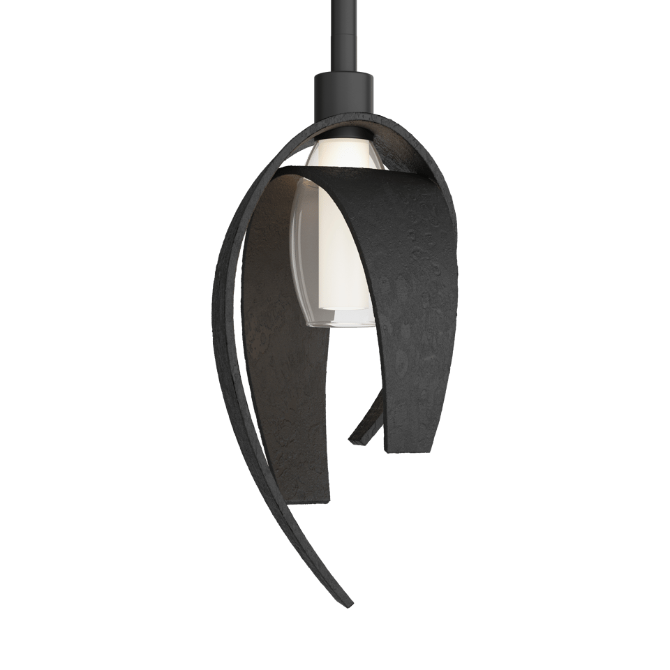 Hubbardton Forge Corona Mini Pendant Light 186500 - Customizable, Dimmable, UL Damp Rated, Handcrafted