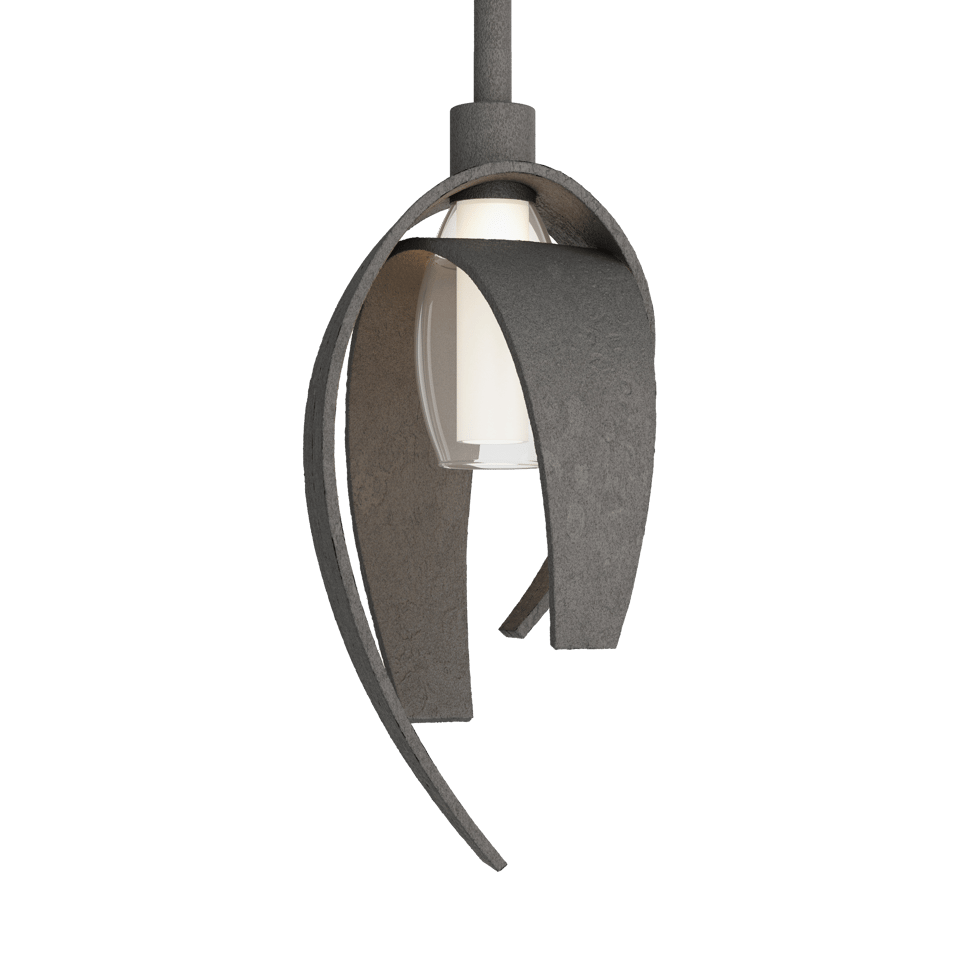 Hubbardton Forge Corona Mini Pendant Light 186500 - Customizable, Dimmable, UL Damp Rated, Handcrafted