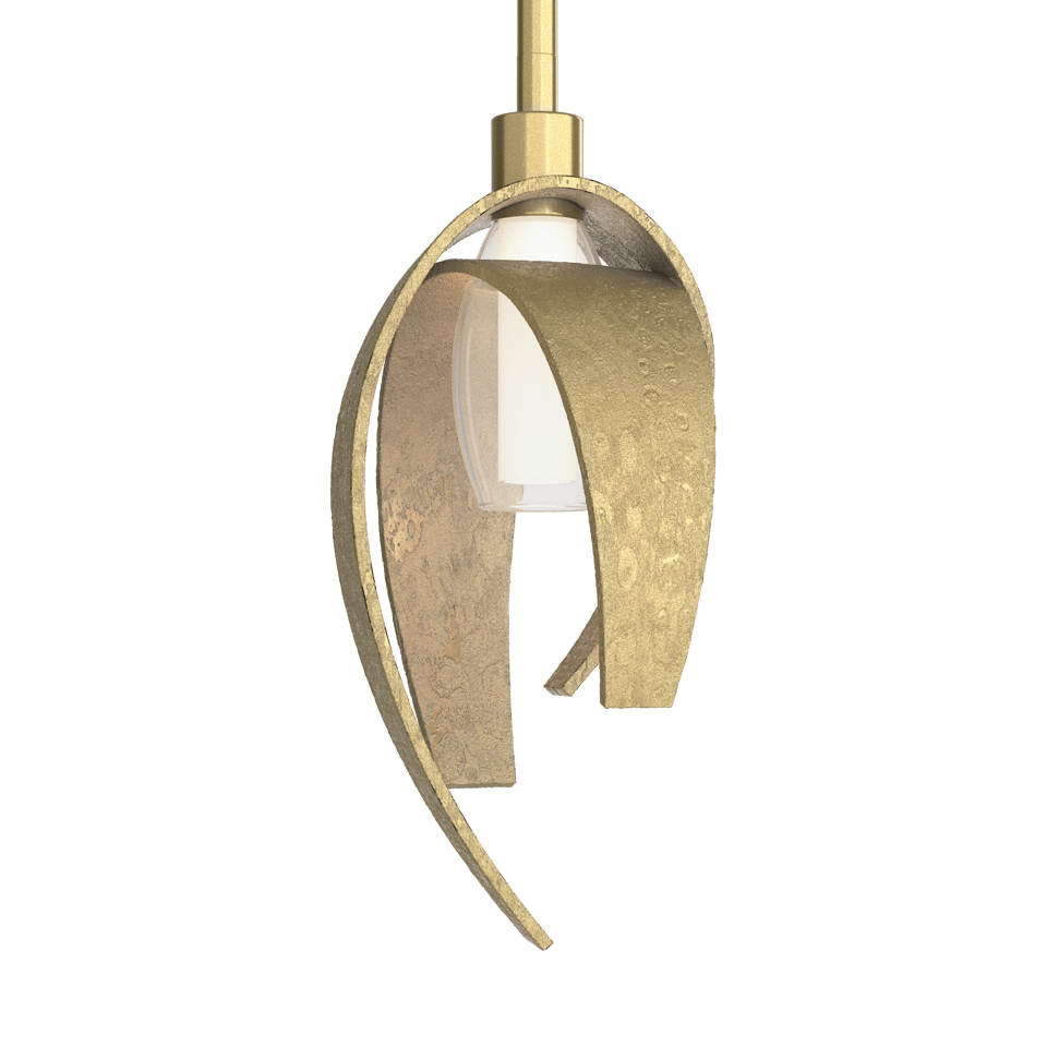 Hubbardton Forge Corona Mini Pendant Light 186500 - Customizable, Dimmable, UL Damp Rated, Handcrafted