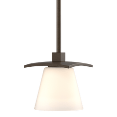 Wren Mini Pendant Light by Hubbardton Forge, Dimmable, UL Damp Rated, Multiple Finish Options