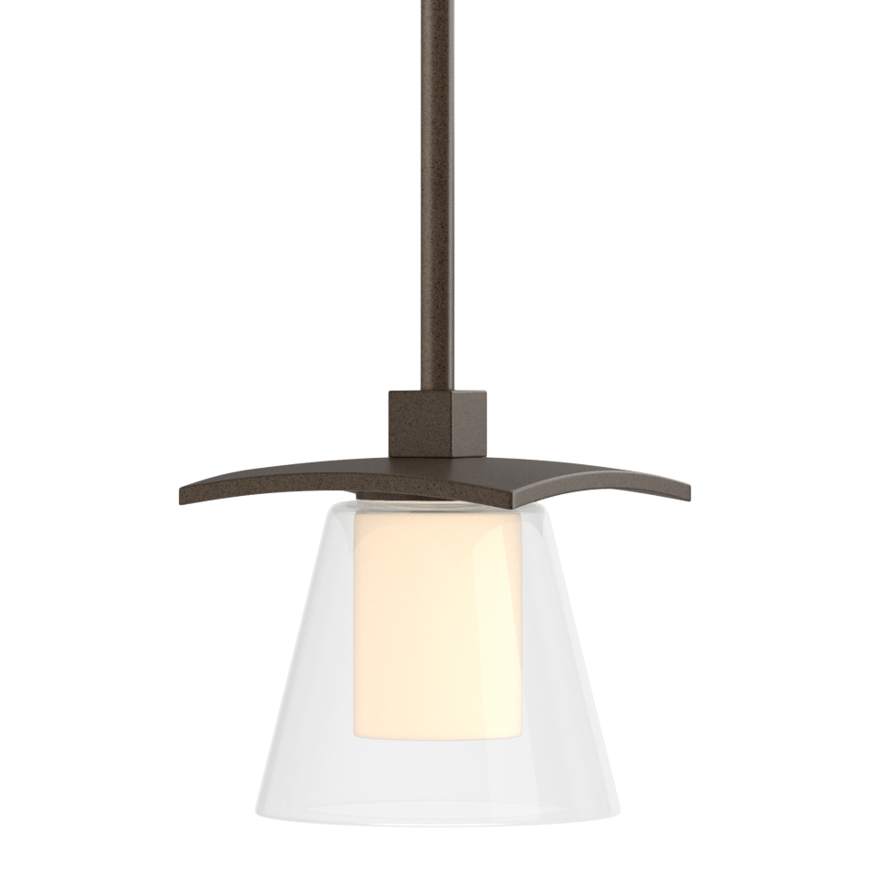 Wren Mini Pendant Light by Hubbardton Forge, Dimmable, UL Damp Rated, Multiple Finish Options