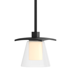 Wren Mini Pendant Light by Hubbardton Forge, Dimmable, UL Damp Rated, Multiple Finish Options