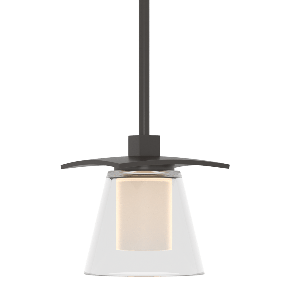 Wren Mini Pendant Light by Hubbardton Forge, Dimmable, UL Damp Rated, Multiple Finish Options