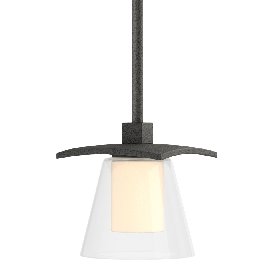 Wren Mini Pendant Light by Hubbardton Forge, Dimmable, UL Damp Rated, Multiple Finish Options