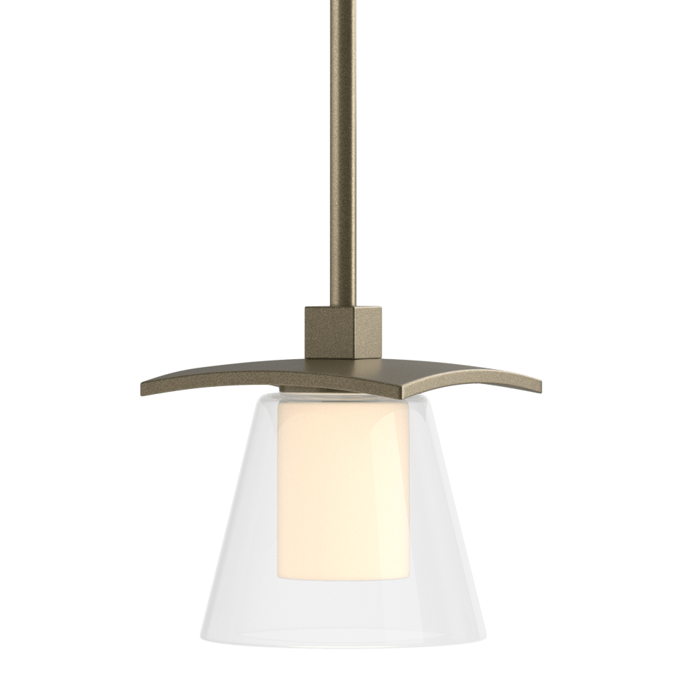 Wren Mini Pendant Light by Hubbardton Forge, Dimmable, UL Damp Rated, Multiple Finish Options