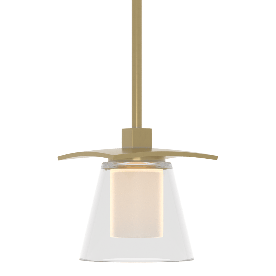 Wren Mini Pendant Light by Hubbardton Forge, Dimmable, UL Damp Rated, Multiple Finish Options