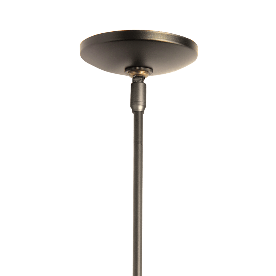 Cuff Large Mini Pendant Light by Hubbardton Forge, 7.5" Diameter, Dimmable, UL Damp Rated, Artisan Design