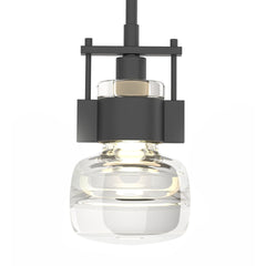 Cuff Large Mini Pendant Light by Hubbardton Forge, 7.5" Diameter, Dimmable, UL Damp Rated, Artisan Design