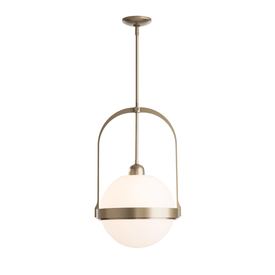 Atlas Pendant Light by Hubbardton Forge - Adjustable Height 27-72 In, Multiple Finishes, Max 100W