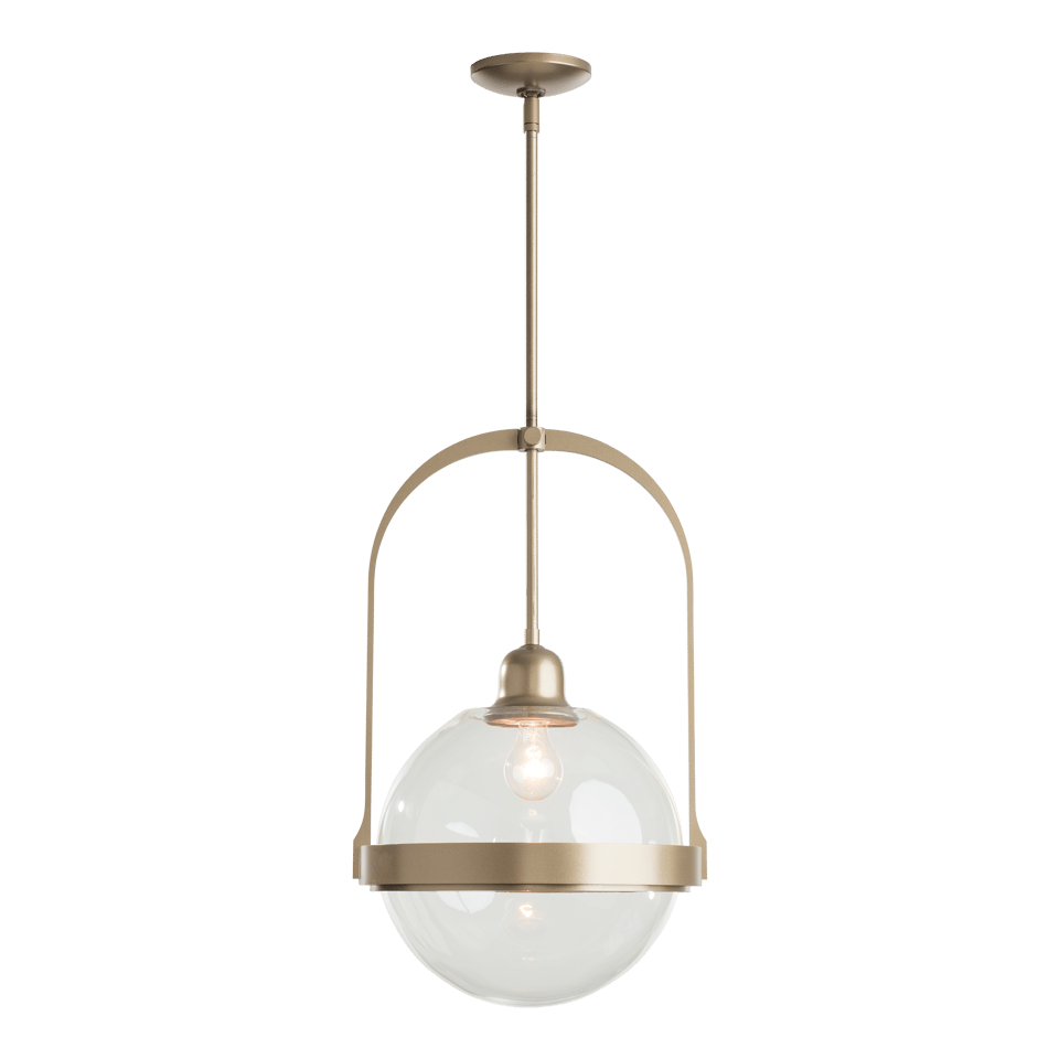 Atlas Pendant Light by Hubbardton Forge - Adjustable Height 27-72 In, Multiple Finishes, Max 100W