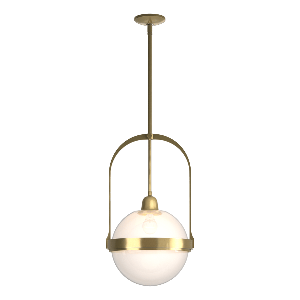 Atlas Pendant Light by Hubbardton Forge - Adjustable Height 27-72 In, Multiple Finishes, Max 100W