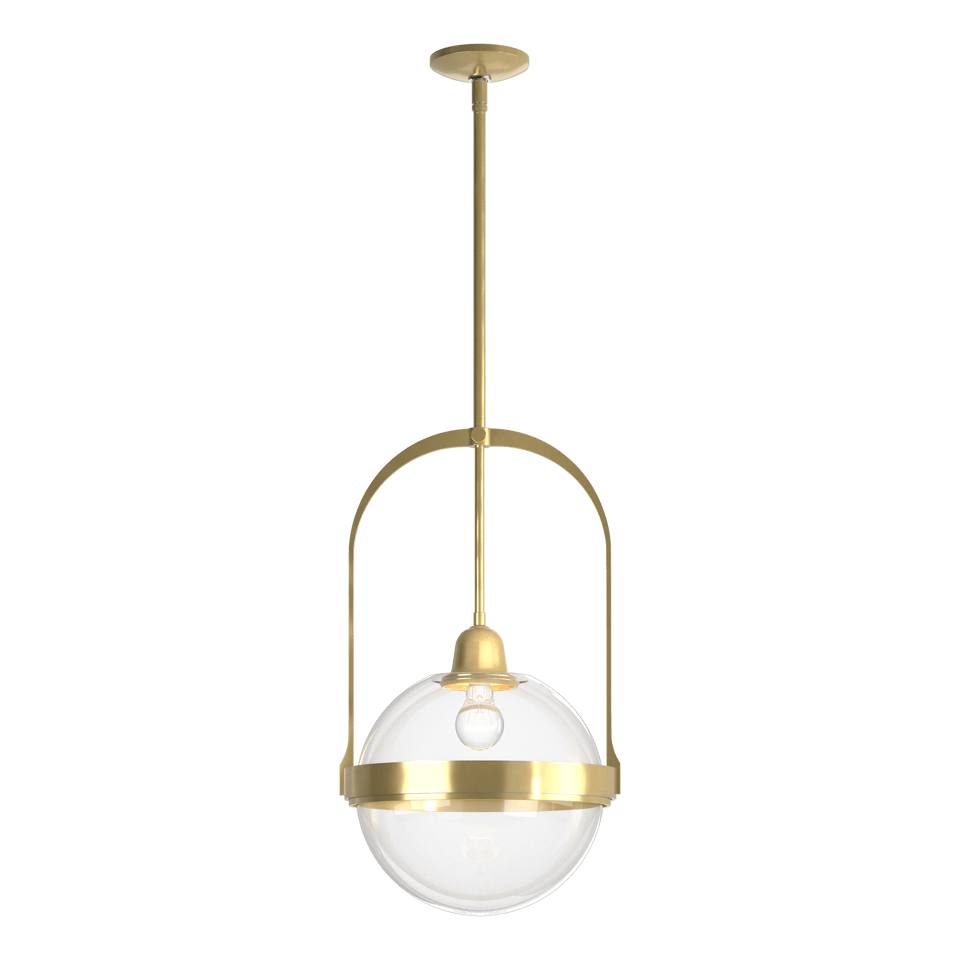 Atlas Pendant Light by Hubbardton Forge - Adjustable Height 27-72 In, Multiple Finishes, Max 100W