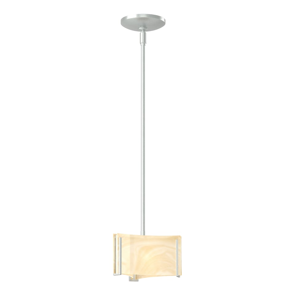 Exos Delta Mini Pendant Light 1-Light Height Adjustable G9 Bulb Dimmable Glass Shade by Hubbardton Forge