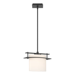 Hubbardton Forge Arc Ellipse Large Mini Pendant Light, 10"H Opal Glass, Custom Finishes, Dimmable