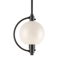 Hubbardton Forge Pluto Mini Pendant Light - Dimmable, Steel Construction, Adjustable Height, UL Damp Rated