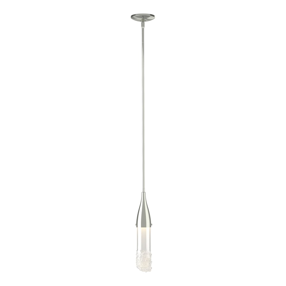 Fritz Mini Pendant Light by Hubbardton Forge - Handcrafted, Dimmable, Fused Glass Shade, GU10 Base