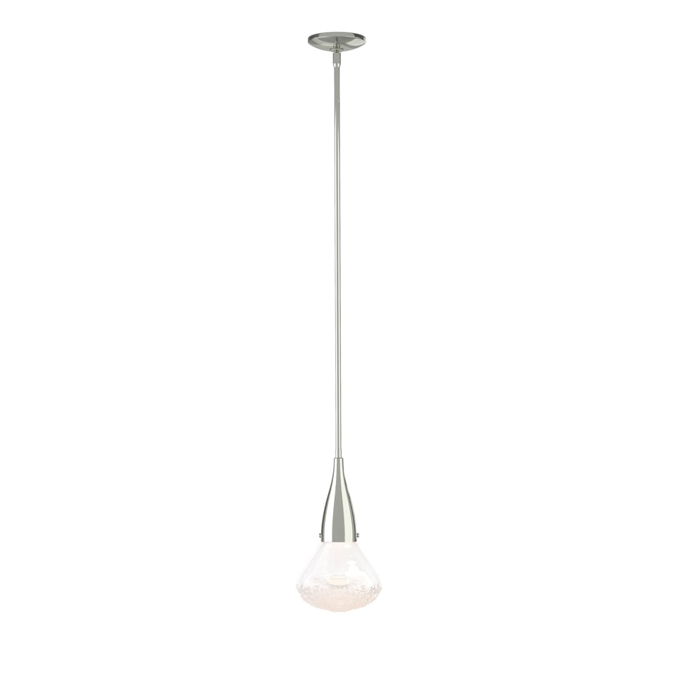 Hubbardton Forge Fritz Large Pendant Light - Unique Fused Glass, Adjustable Height, Dimmable