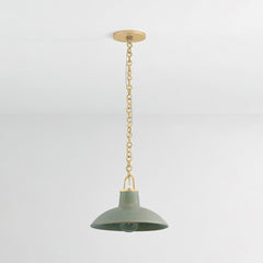 Pottersville Pendant Light by Hudson Valley, 10"H x 12.5"W, Artisan Ceramic Finishes, Dimmable