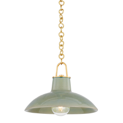 Pottersville Pendant Light by Hudson Valley, 10"H x 12.5"W, Artisan Ceramic Finishes, Dimmable