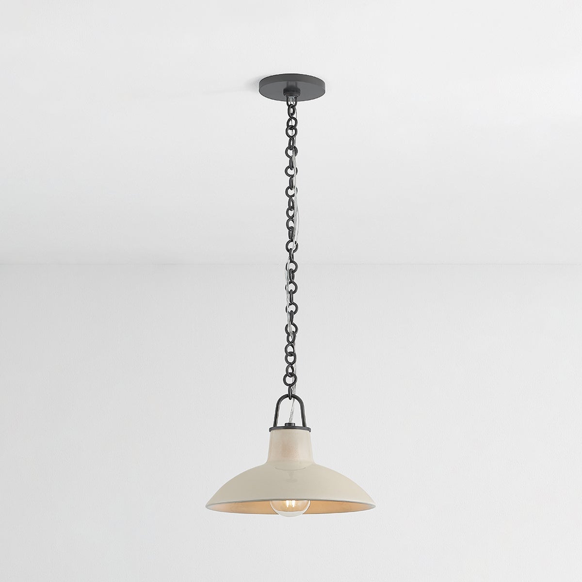 Pottersville Pendant Light by Hudson Valley, 10"H x 12.5"W, Artisan Ceramic Finishes, Dimmable