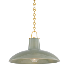 Pottersville Large Pendant Light by Hudson Valley Lighting - Artisan Ceramic Shade, Dimmable, Adjustable Height