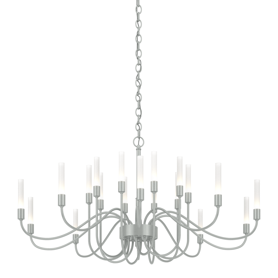 Lisse 20-Light Chandelier by Hubbardton Forge - Handcrafted Steel, Dimmer-Compatible, Multiple Finishes