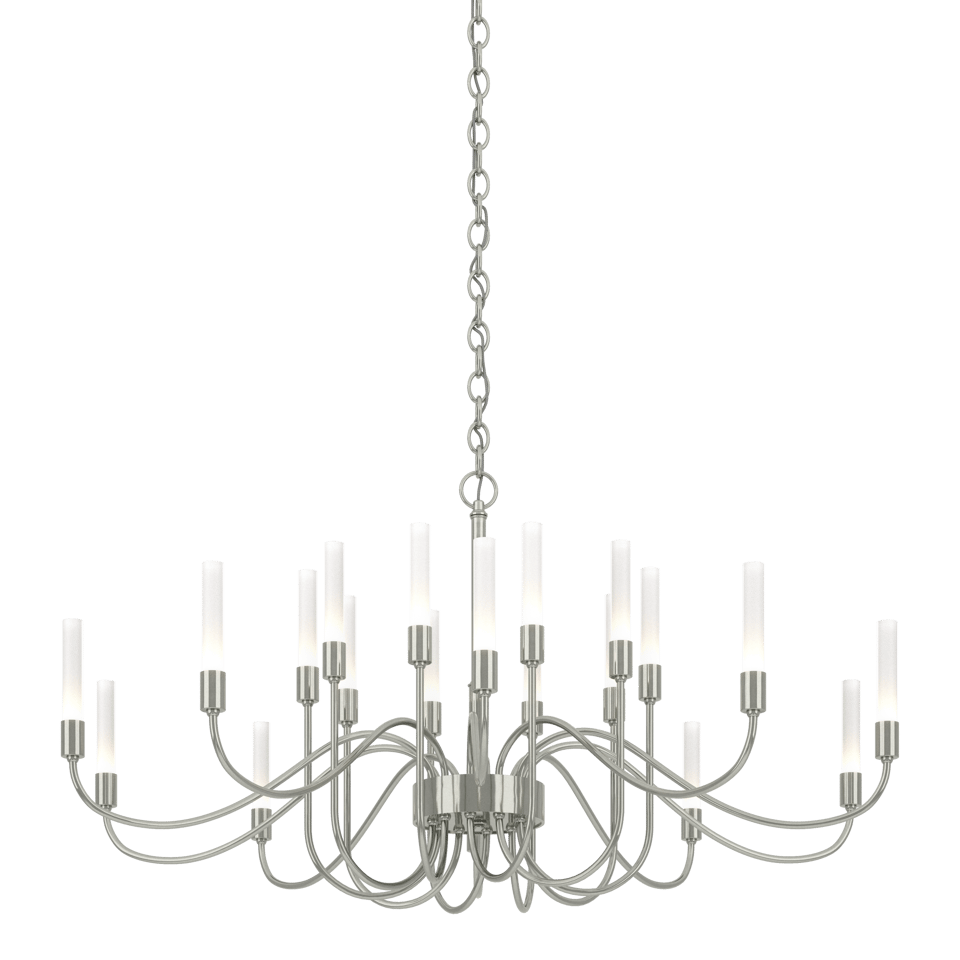 Lisse 20-Light Chandelier by Hubbardton Forge - Handcrafted Steel, Dimmer-Compatible, Multiple Finishes