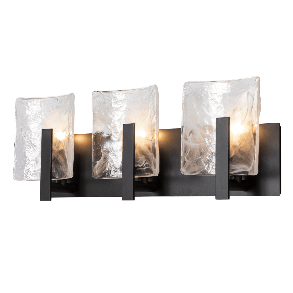 Hubbardton Forge Arc 3-Light Bath Sconce with Dimmable Feature and Various Finish Options