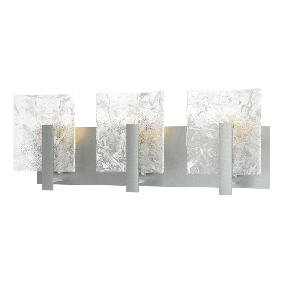 Hubbardton Forge Arc 3-Light Bath Sconce with Dimmable Feature and Various Finish Options