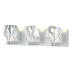 Gatsby 3-Light Bath Sconce With Dimmable Functionality & Hand-Cut Crystals by Hubbardton Forge