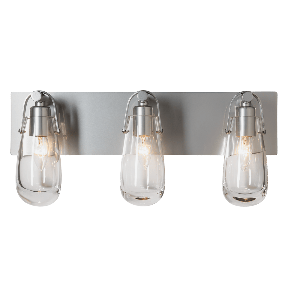 Eos 3-Light Bath Sconce by Hubbardton Forge - Elegant Modern Design with Dimmable Lighting, Multiple Finishes