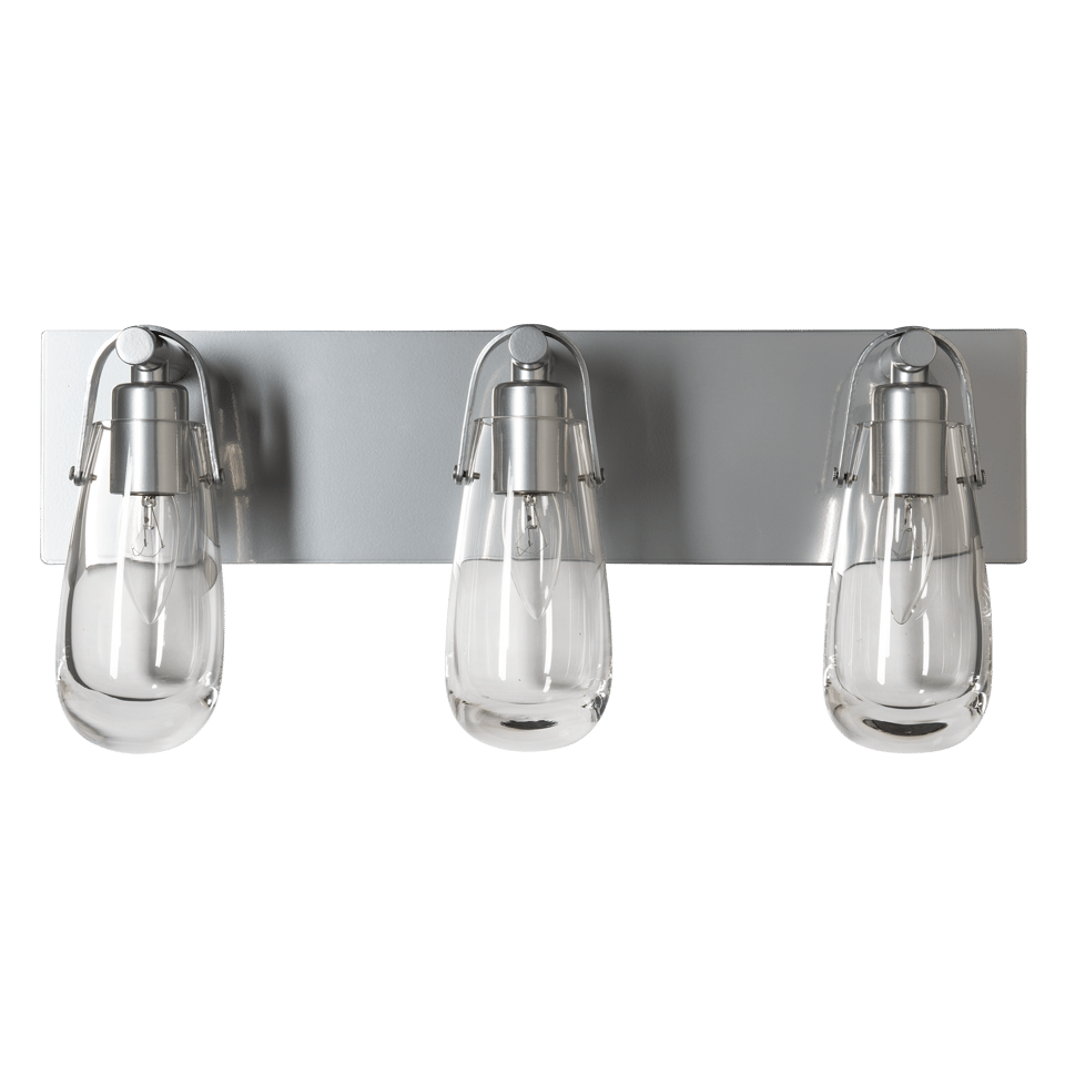 Eos 3-Light Bath Sconce by Hubbardton Forge - Elegant Modern Design with Dimmable Lighting, Multiple Finishes