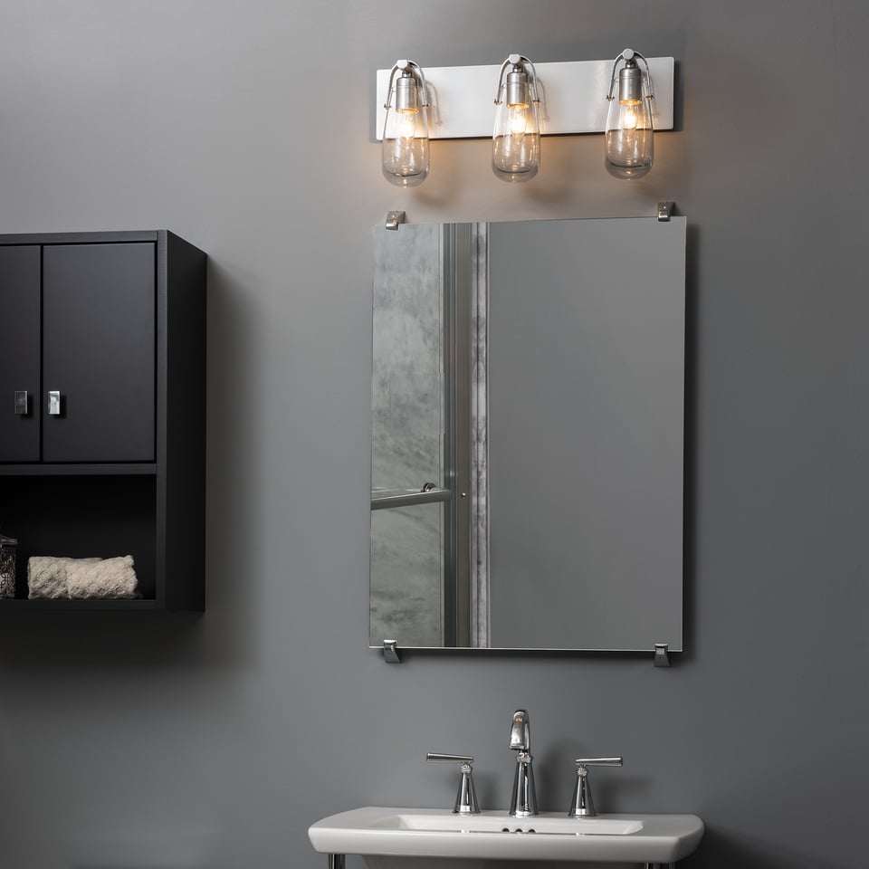 Eos 3-Light Bath Sconce by Hubbardton Forge - Elegant Modern Design with Dimmable Lighting, Multiple Finishes