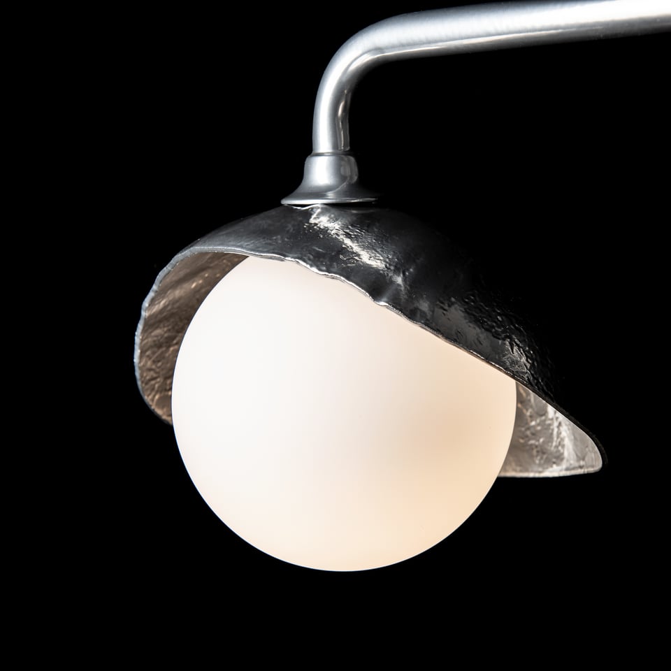 Brooklyn 3-Light Bath Sconce by Hubbardton Forge - Dimmable, Handcrafted Metal & Glass Design