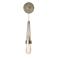 Link Blown Glass Low Voltage Sconce by Hubbardton Forge - Handcrafted, Dimmable, UL Damp Rated