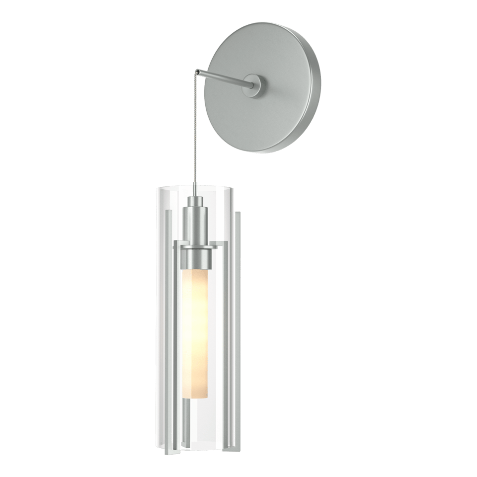 Hubbardton Forge Exos 201394 Mini Low Voltage Sconce with Dimmable Glass Shade and Multiple Finishes