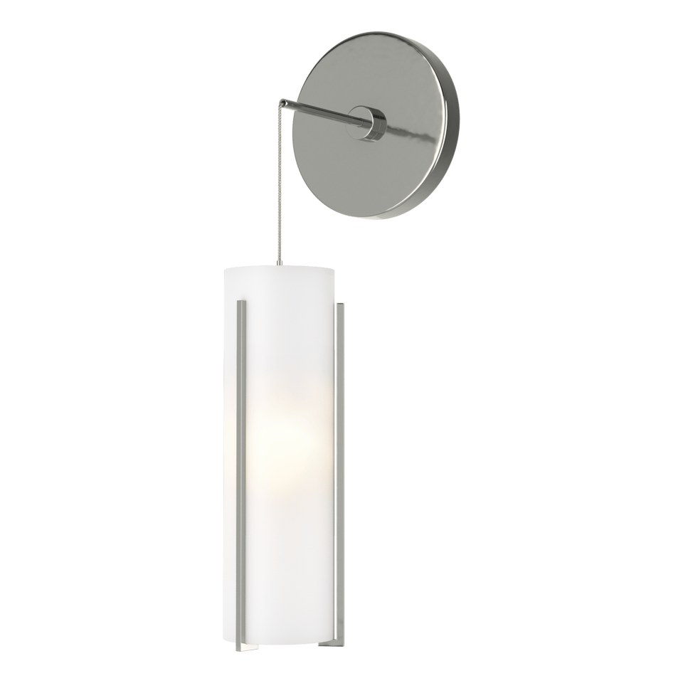 Hubbardton Forge Exos 201394 Mini Low Voltage Sconce with Dimmable Glass Shade and Multiple Finishes