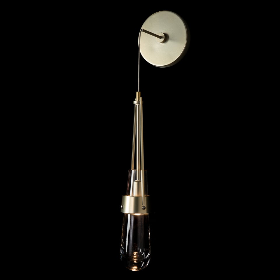 Link Clear Glass Low Voltage Sconce by Hubbardton Forge - 4W G4 Base, Elegant Design, Energy Efficient