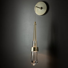 Link Clear Glass Low Voltage Sconce by Hubbardton Forge - 4W G4 Base, Elegant Design, Energy Efficient