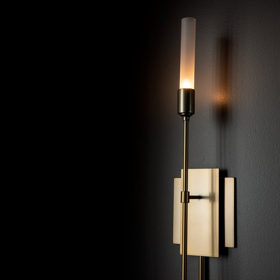 Hubbardton Forge Lisse 1 Light Sconce - Artisan-Crafted Steel & Frosted Glass, UL Damp Rated