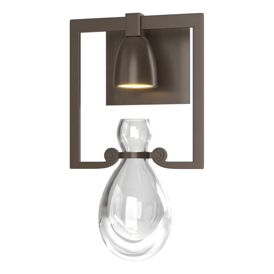 Hubbardton Forge 203300 Apothecary Sconce - Handmade Wall Light with Dimmable Feature and Multiple Finishes