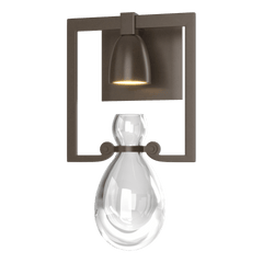 Hubbardton Forge 203300 Apothecary Sconce - Handmade Wall Light with Dimmable Feature and Multiple Finishes