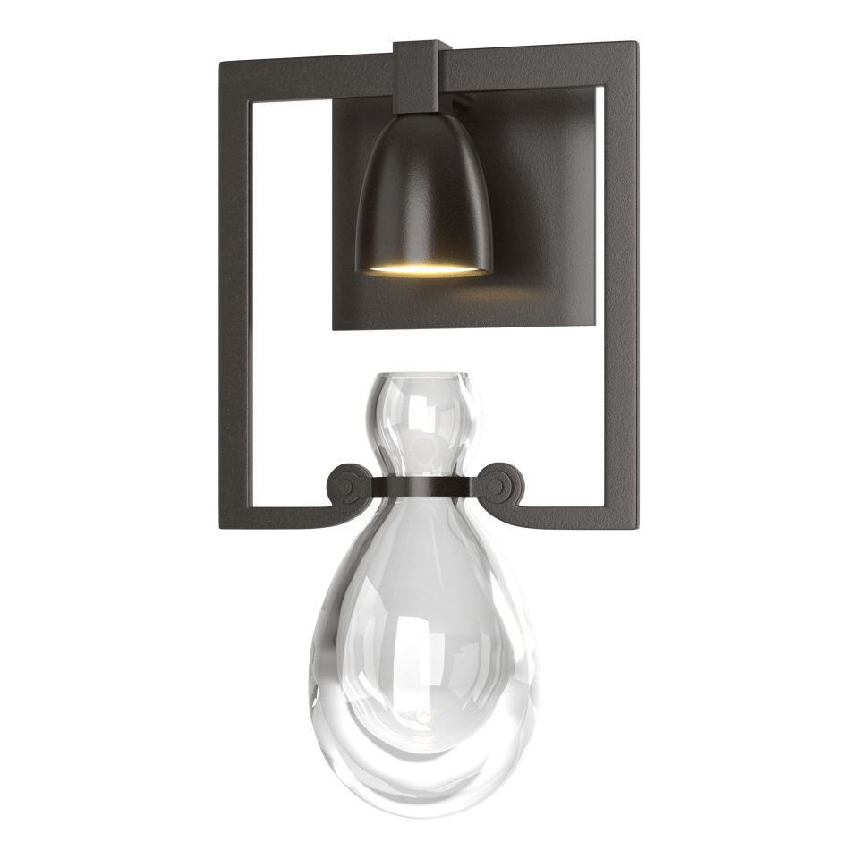 Hubbardton Forge 203300 Apothecary Sconce - Handmade Wall Light with Dimmable Feature and Multiple Finishes