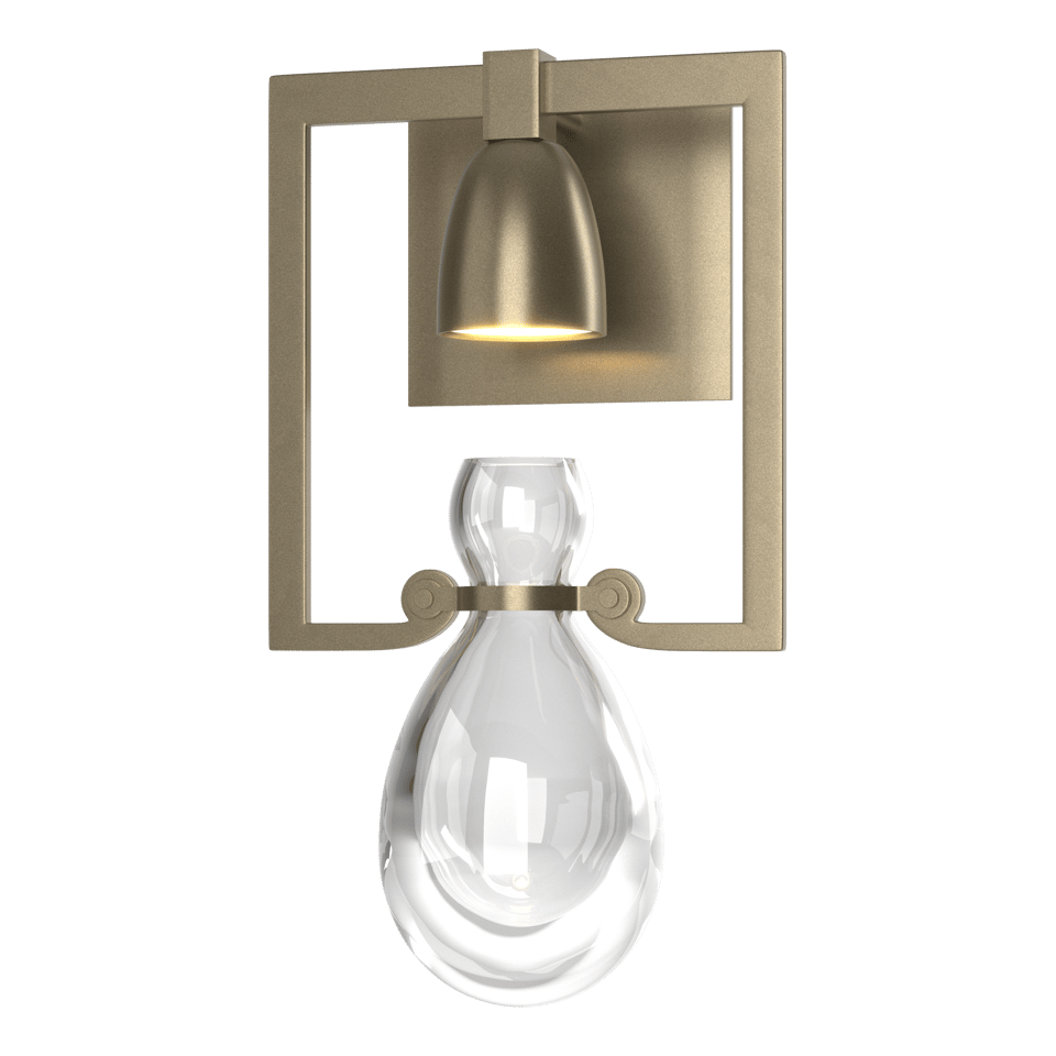 Hubbardton Forge 203300 Apothecary Sconce - Handmade Wall Light with Dimmable Feature and Multiple Finishes