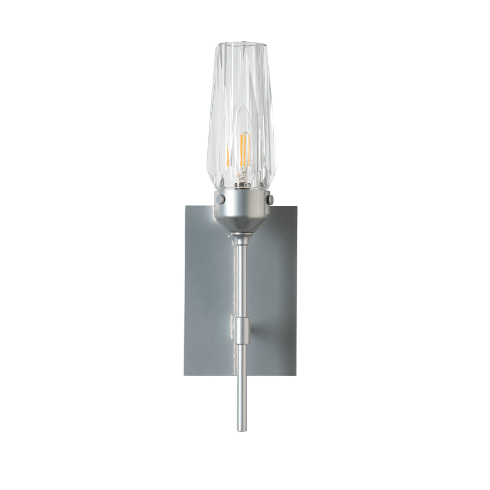 Luma Sconce 14.8" by Hubbardton Forge - Dimmable Crystal Wall Fixture for Versatile Decor