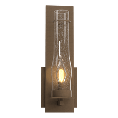 Hubbardton Forge 204250 New Town Sconce - Handcrafted Iron Wall Light with Dimmable Option