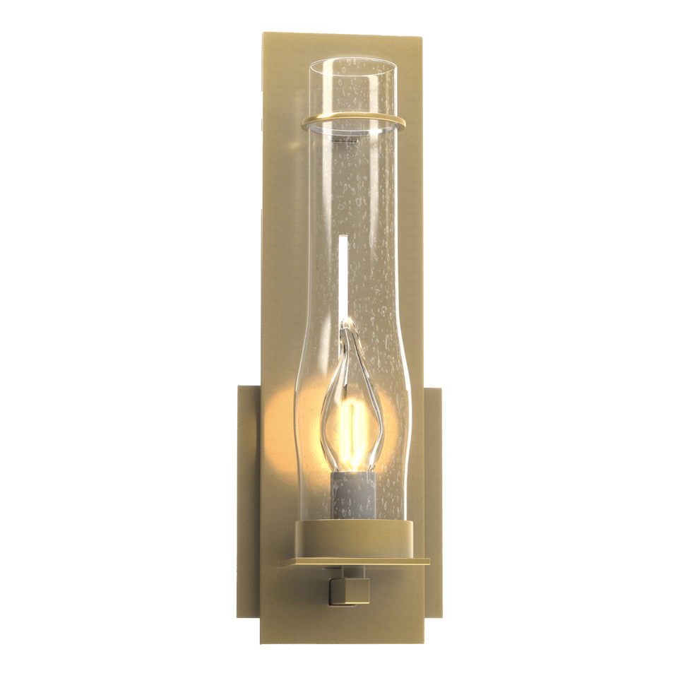 Hubbardton Forge 204250 New Town Sconce - Handcrafted Iron Wall Light with Dimmable Option