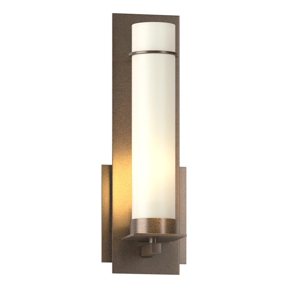 New Town Sconce by Hubbardton Forge 204260, Handcrafted Iron Wall Light, Dimmable, UL Damp Rated