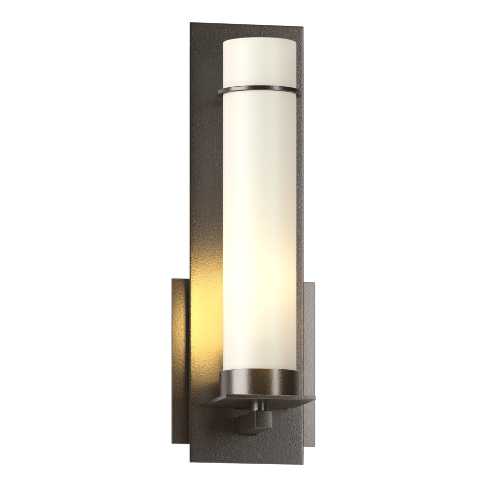 New Town Sconce by Hubbardton Forge 204260, Handcrafted Iron Wall Light, Dimmable, UL Damp Rated